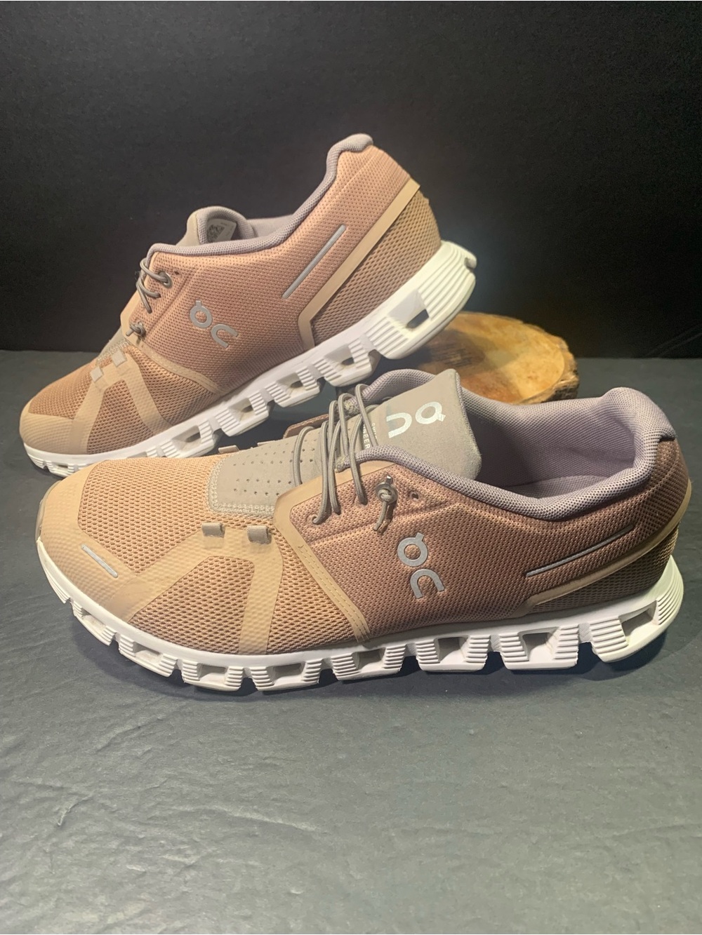 On Cloud 5 Women’s Brown Running Walking Sneakers Shoe Size-11